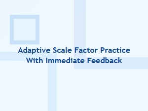 Master Adaptive Scale Factors with Interactive Feedback